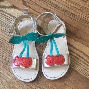 Carters cherry sandal for girls size 11